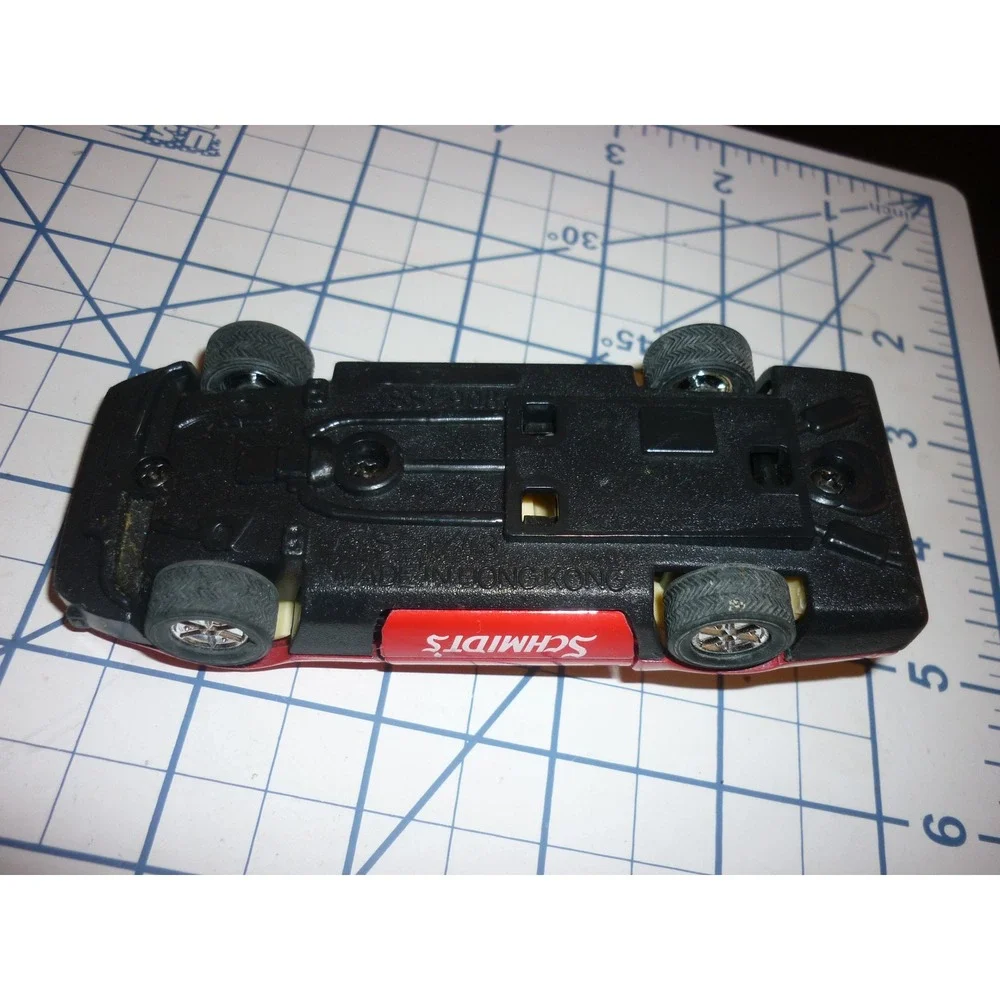 Schmidt's Blue Ribbon Quality Red Corvette C4 Diecast Toy Car #38‎ Opening Hood